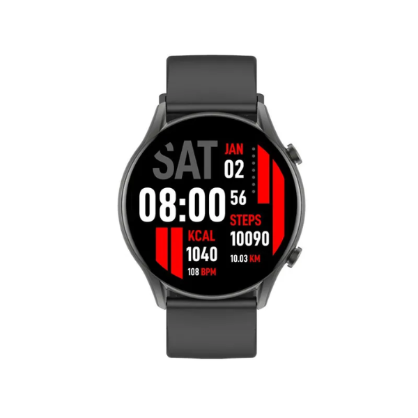Kieslect Calling Smart Watch KR - Stable Bluetooth Phone Call - Black - DokanTech #