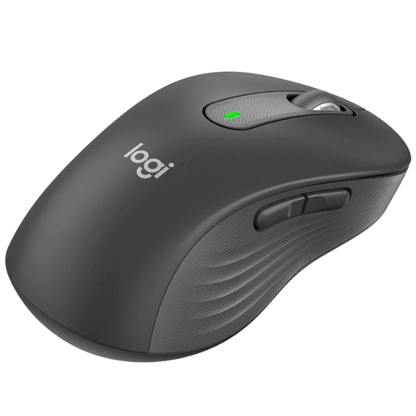 Logitech Signature M650 L Left Full Size Wireless Mouse - For Large Sized Hands, Multi-Device, Silent Clicks, Customizable Side Buttons, Bluetooth, for PC/Mac