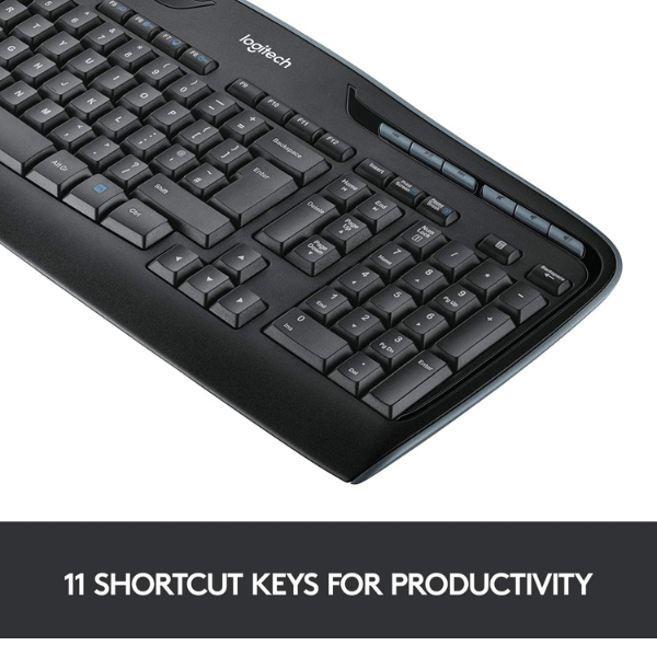 Logitech MK330 Wireless Keyboard & Mouse Combo easy to use