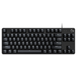 Logitech G413 TKL SE mechanical gaming keyboard – front view black