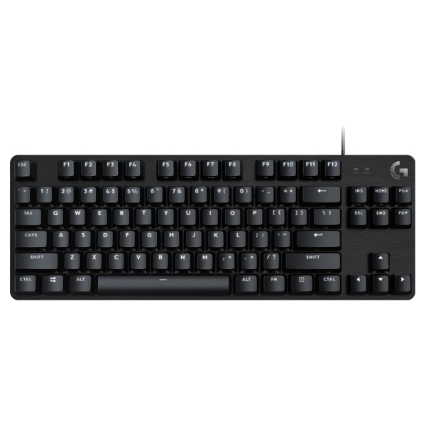 Logitech G413 TKL SE mechanical gaming keyboard – front view black