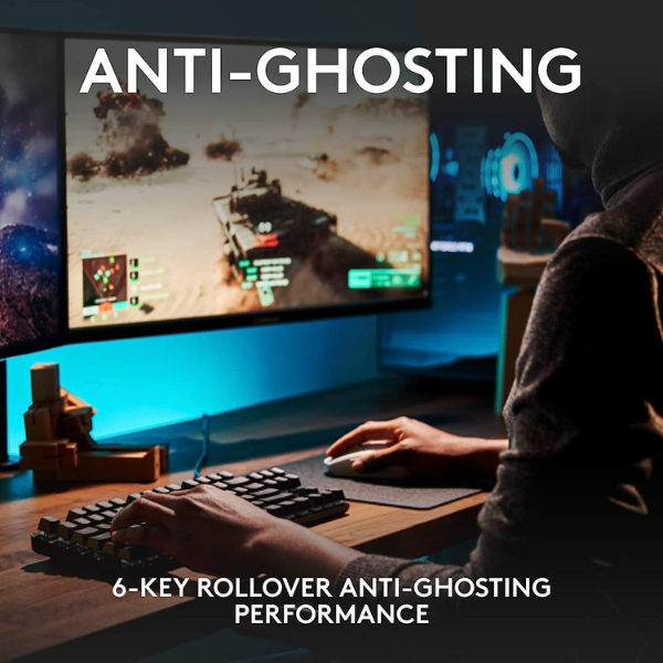 Logitech G413 TKL SE keyboard – white backlight