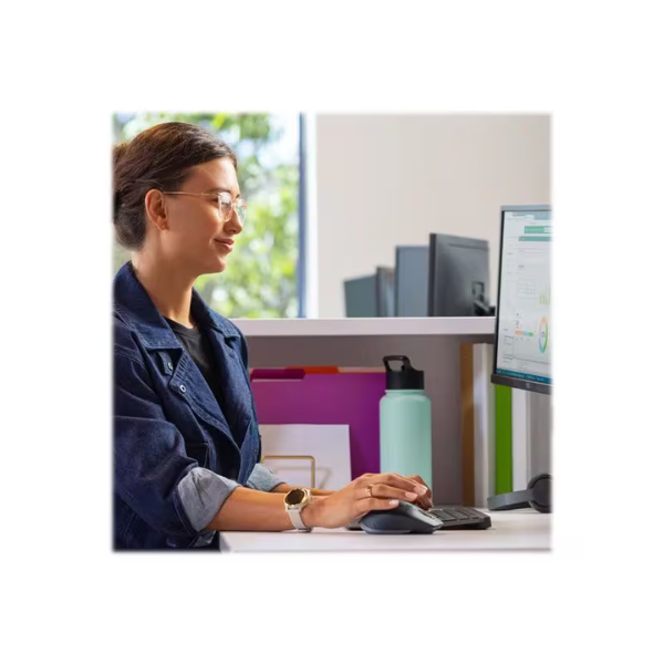 Logitech MX Keys Combo for Business | Gen 2, MX Keys MX Master 3s Palm Rest Logi Bolt Quiet Clicks (English only) - DokanTech #