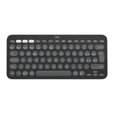 Logitech PEBBLE KEYS 2 K380s Slim, minimalist Bluetooth keyboard with customizable keys - Black - DokanTech #