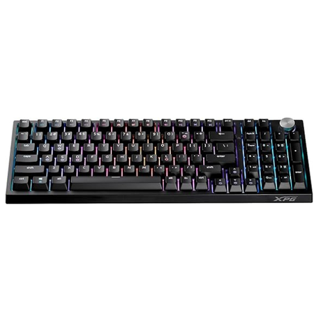 XPG Sorcerer Wired Gaming Keyboard Red Switch RGB EN Only - Black-dokantech#
