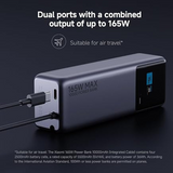Xiaomi 165W Power Bank 10000mAh (Integrated Cable) - Gray – Ultra-Fast Charging, Compact-dokantech