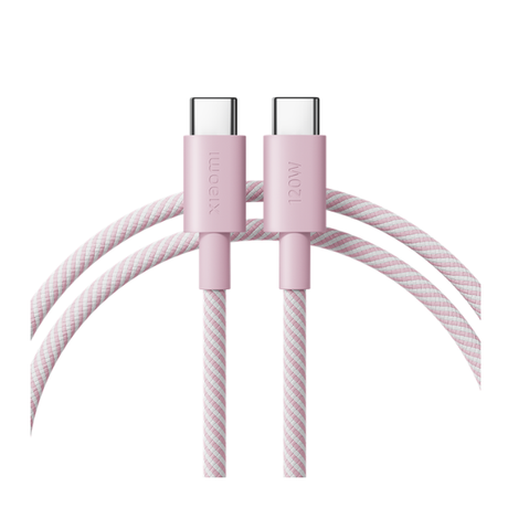 Xiaomi6ABraidedUSB-CtoUSB-CCable120W2m-Pink-dokantech