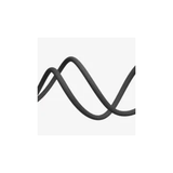 Xiaomi 6A black braided cable in curved loops