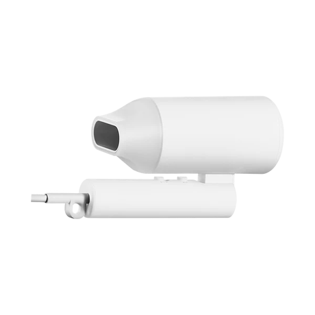 XiaomiCompactHairDryerH101_LightweightIonicHairDryerWhiteFullView-DokkanTech