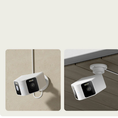 Xiaomi Outdoor Camera CW100 Dual 2K – Dual-Lens Ultra-Wide View, AI Detection, IP66 – White-dokantech#