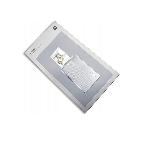Xiaomi Portable Photo Printer 1S – Bluetooth 5.2 Portable Photo Device, Silver Gray-dokantech#