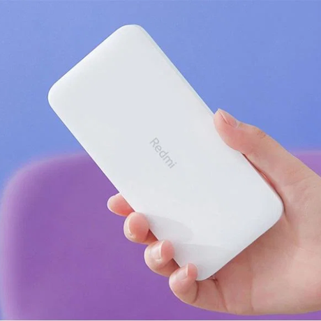 Xiaomi Redmi Power Bank 10000mAh - White view life dokkan tech.