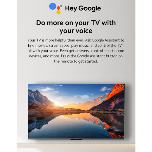 Xiaomi Smart TV A 2025 Series 55 inch, 4K UHD Smart LED. - DokanTech #
