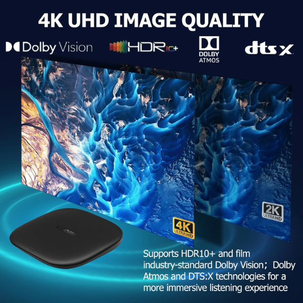 Xiaomi TV Box S 4K Ultra-HD 3rd Gen - Dokkantech