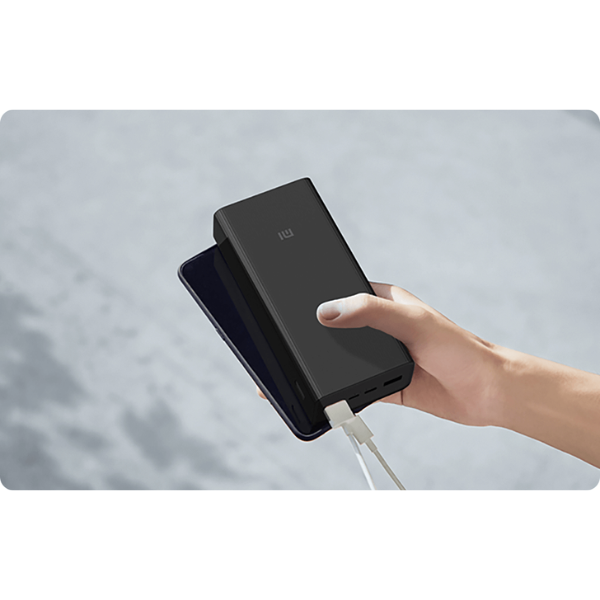 Xiaomi Power Bank 30000mAh 18W Charge Rapide – Batterie Externe USB-C USB-A Haute Capacité Portable