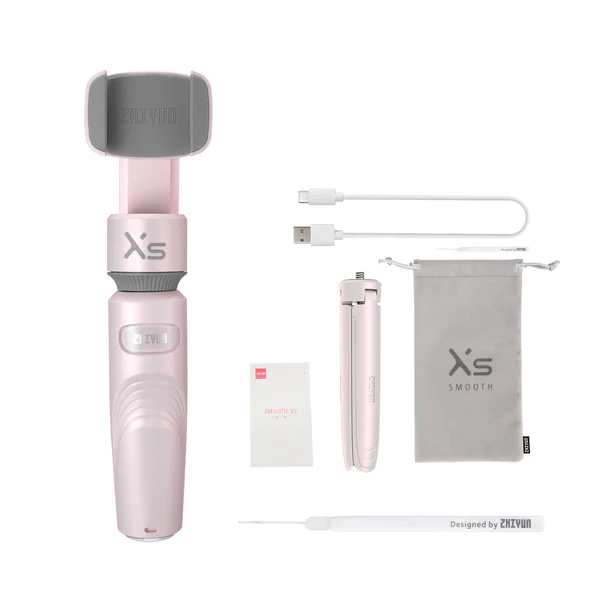 Zhiyun Smooth XS Phone Gimbal Stabilizer - Pink - DokanTech #