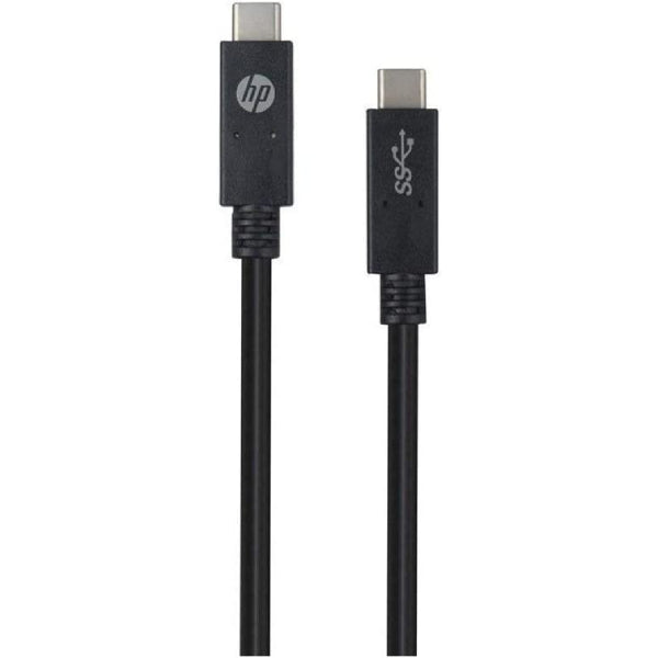 HP Pro USB-C To USB-C Charge & Sync 1M Braided Cable - Black