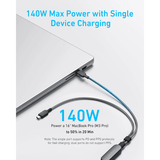 Anker 140W 2-in-1 USB-C cable – dual lengths