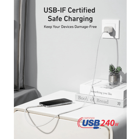 Anker 240W USB - C Braided Cable for MacBook Pro M4 (4 Colors, 3ft & 6ft) Anker Egypt