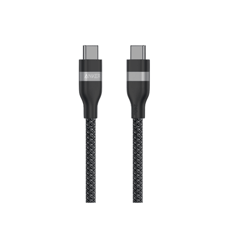 Anker 240W USB-C braided cable for MacBook Pro M4 4 colors 3ft and 6ft – front view