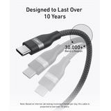 Anker 240W USB - C Braided Cable for MacBook Pro M4 (4 Colors, 3ft & 6ft) Anker Egypt