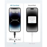 Anker 310 USB - C to Lightning Cable 6ft (A81A2) – Fast Charging MFi Cable Anker Egypt