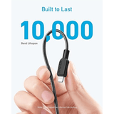 Anker 310 USB - C to Lightning Nylon Cable 6ft (A81A6) –Fast Charging Braided Cable Anker Egypt