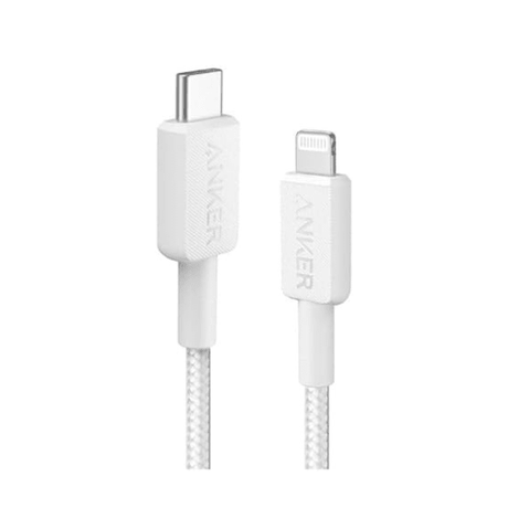 Anker 310 USB - C to Lightning Nylon Cable 6ft (A81A6) –Fast Charging Braided Cable Anker Egypt