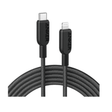 Anker 310 USB-C to Lightning nylon braided cable 6ft A81A6 fast charging – front view