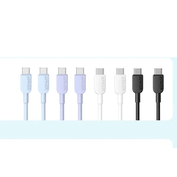 Anker 310 USB - C to USB - C Cable 60W | 4 Colors, 3ft & 6ft Anker Egypt