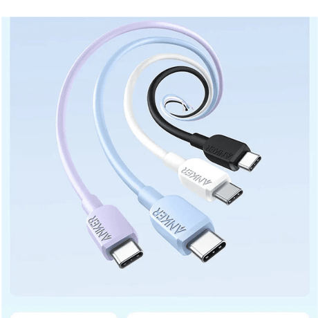 Anker 310 USB - C to USB - C Cable 60W | 4 Colors, 3ft & 6ft Anker Egypt