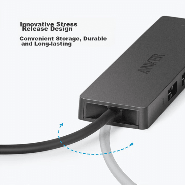 Anker 4 - Port USB 3.0 Ultra Slim Data Hub A7516 5Gbps Black Anker Egypt