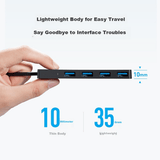 Anker 4 - Port USB 3.0 Ultra Slim Data Hub A7516 5Gbps Black Anker Egypt