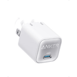 Anker 511 Nano 3 30W USB-C fast charger for iPhone and Galaxy – front view