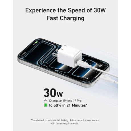 Anker 511 Nano 3 30W USB - C Fast Charger for iPhone & Galaxy Anker Egypt