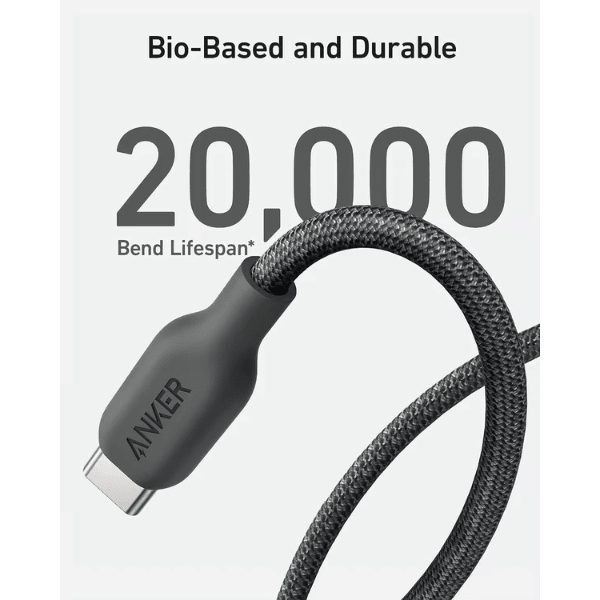 Anker 544 240W Bio - Nylon USB - C Cable 6ft White for MacBook Pro Anker Egypt