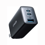 Anker 735 Nano II 65W GaN 3-port wall charger for MacBook – front view