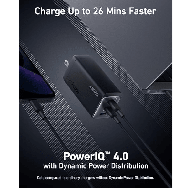 Anker 737 120W GaN charger – ports detail