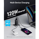 Anker 737 GaNPrime 120W 3 - Port Wall Charger for MacBook Pro Anker Egypt