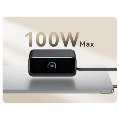Anker Nano 6 - in - 1 100W Charging Station with Retractable USB - C – Black Anker Egypt