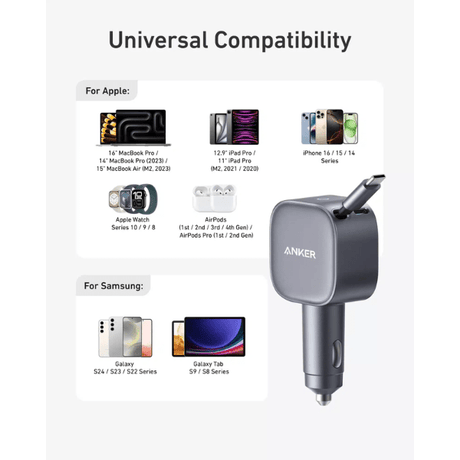 Anker Nano 75W Dual USB - C Fast Car Charger for MacBook Anker Egypt