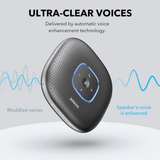 Anker PowerConf Bluetooth Speakerphone 6 Mics 24H Call – Black (A3301) Anker Egypt
