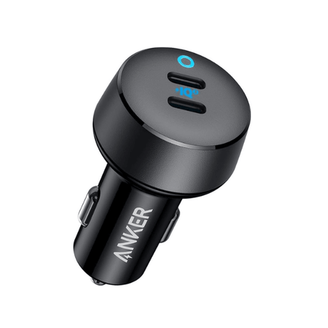 Anker PowerDrive III Duo 40W dual USB-C fast car charger – front view