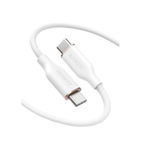 Anker PowerLine III Flow 240W silicone USB-C cable 6ft – front view white