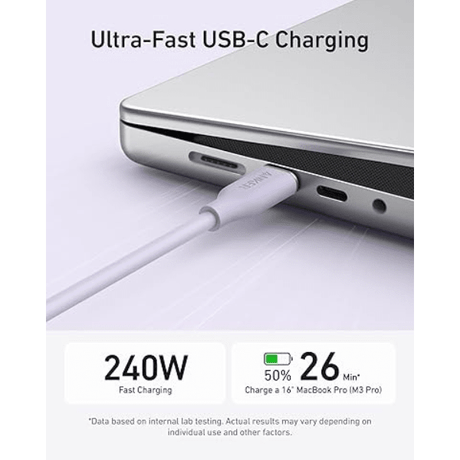 Anker PowerLine III Flow 240W USB - C Silicone Cable 3ft (5 Colors) Anker Egypt