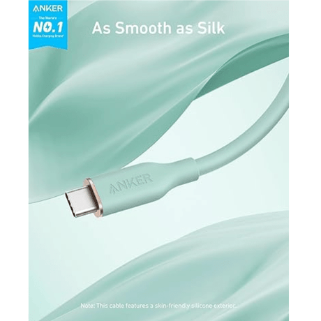 Anker PowerLine III Flow 240W USB - C Silicone Cable 3ft (5 Colors) Anker Egypt