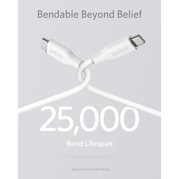 Anker PowerLine III Flow 240W USB - C Silicone Cable 3ft (5 Colors) Anker Egypt