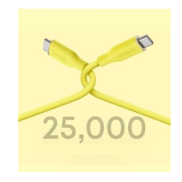 Anker PowerLine III Flow 240W USB - C Silicone Cable 3ft (5 Colors) Anker Egypt