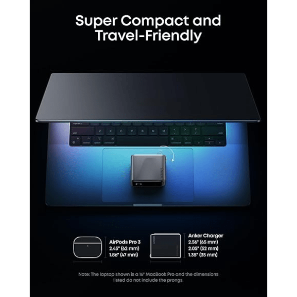Anker Prime 160W GaN 3 - Port Smart Display Charger A2687 - Silver Anker Egypt