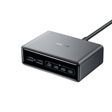 Anker Prime 200W GaN 6-port charger 4 USB-C 2 USB-A power hub – front view
